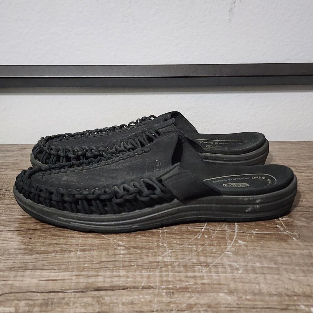 Keen Uneek II Slides Men's Slip-On Comfort Shoes Sandals Size 11.5 Black